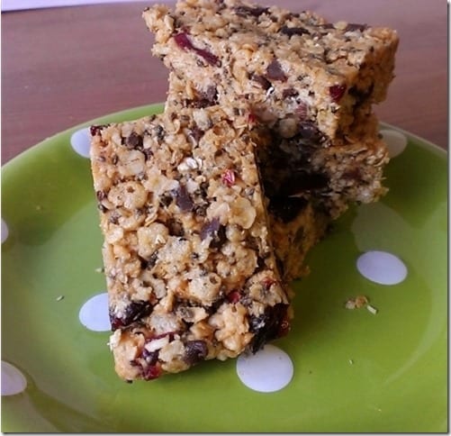 chia seed granola bar recipe