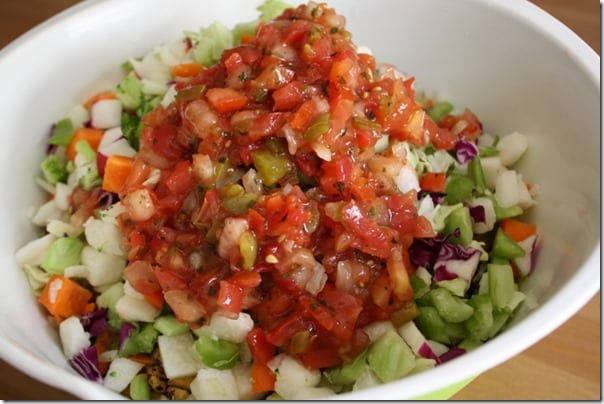 sabra salsa in salad