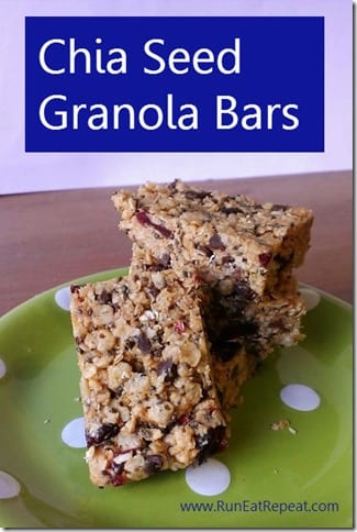 chia seed granola bars