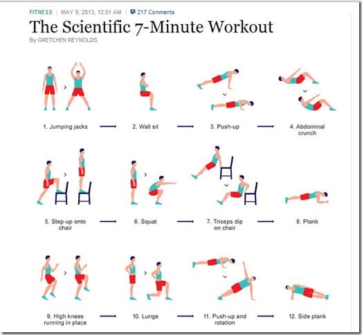 7 minute workout how to