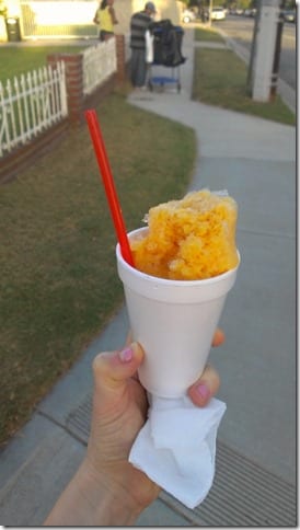 vanilla raspado