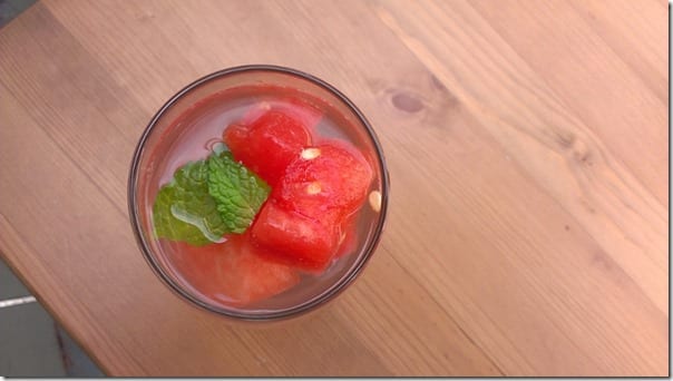 watermelon and mint water healthy living tips