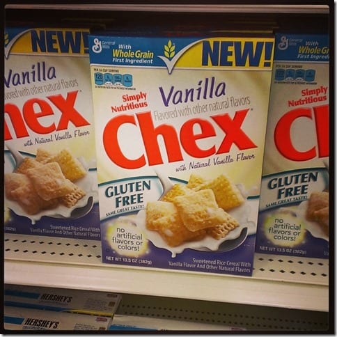 vanilla chex cereal new gluten free cereal 