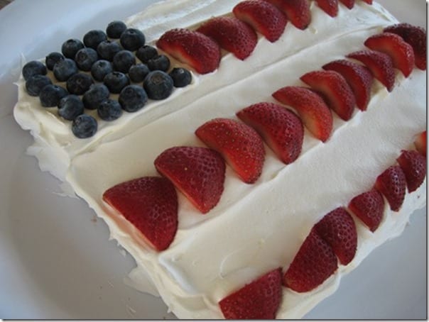 flag cake for fourth of july