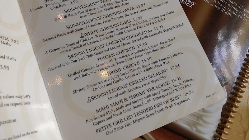 Skinnylicious Menu At Cheesecake Factory Run Eat Repeat