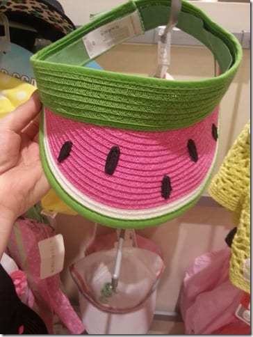 watermelon visor