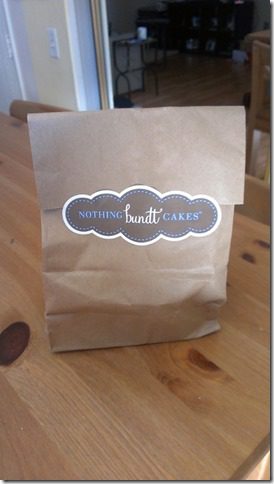 nothing bundt cake bag