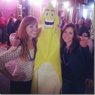 chandra and me in new orleans with the dirty banana