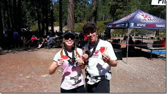 finish line in half marathon in snow valley (800x450)