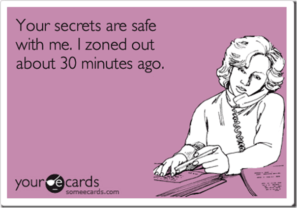 you secret is safe with me