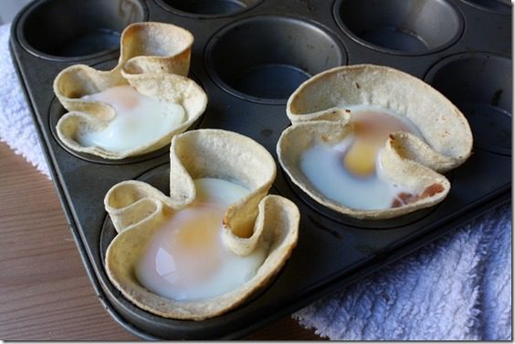 egg cups recipe with tortillas
