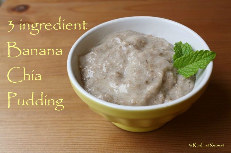 Three Ingredient Banana Chia Pudding Recipe