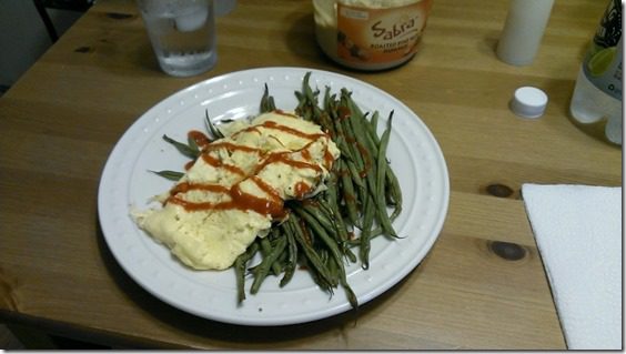 dinner with eggs and green beans (800x450)