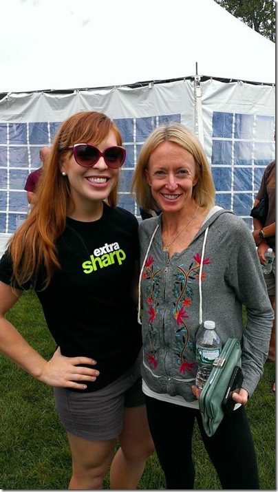 monica meets deena kastor at beach to beacon