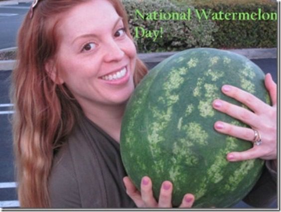 national watermelon day