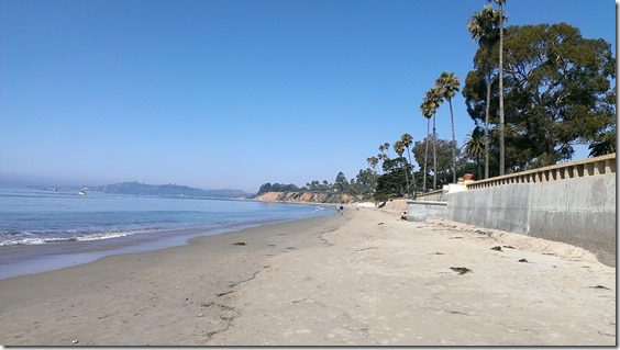 beach walk with Bob Greene 