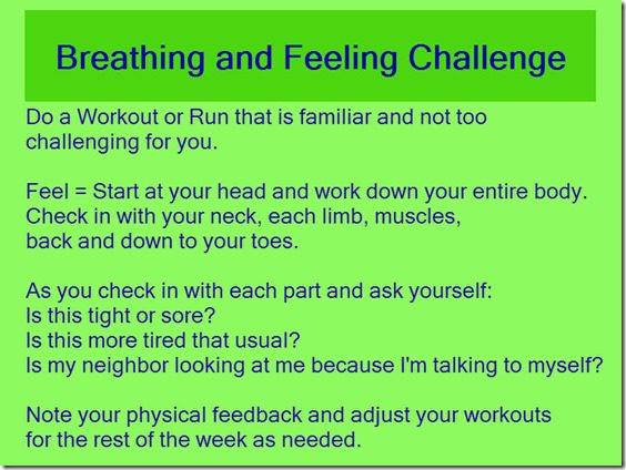 Running and Breathing Challenge