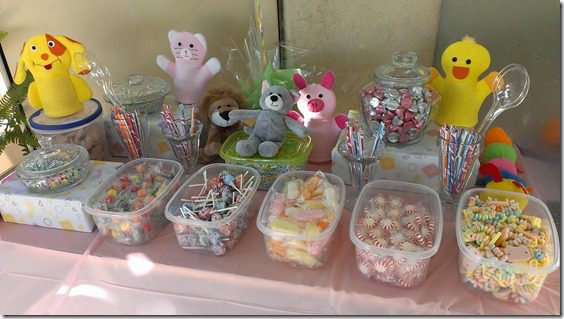 baby shower candy table for guests