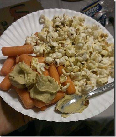 carrots and hummus and popcorn (450x800)
