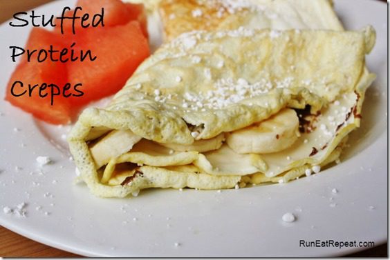 stuffed protein crepes recipe
