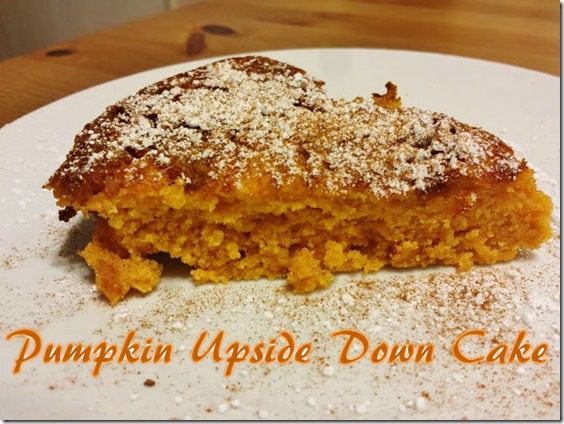 pumpkin upside down cake recipe with walnuts