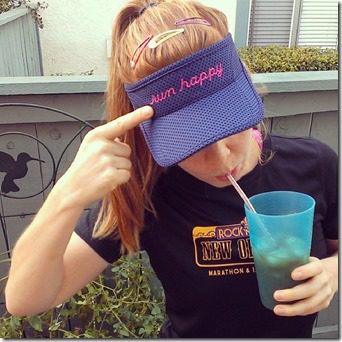 run happy visor holiday gift idea for runners