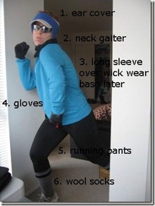cold weather running clothes