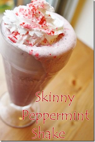 skinny peppermint shake recipe