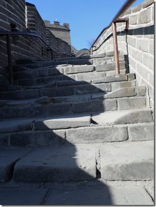 stairs on the great wall of china