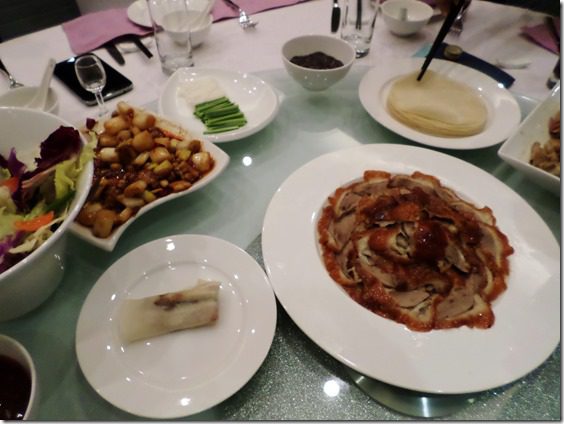 peking duck dinner in beijing food blog