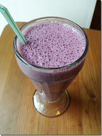 Blueberry Pie Smoothie for National Pie Day