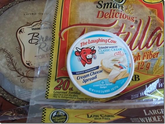 gluten free or high fiber tortillas and laughing cow cheese (669x502)