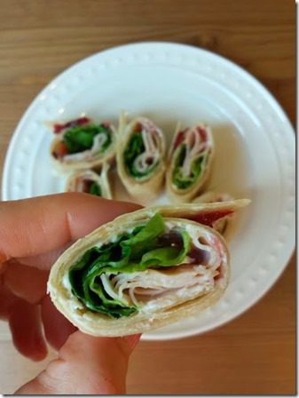 healthy snack wrap with turkey cream cheese and cranberry (376x502)