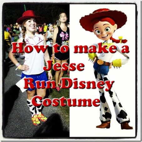 how to make jesse toy story costume run disney