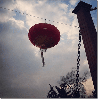 red lantern for chinese new year 