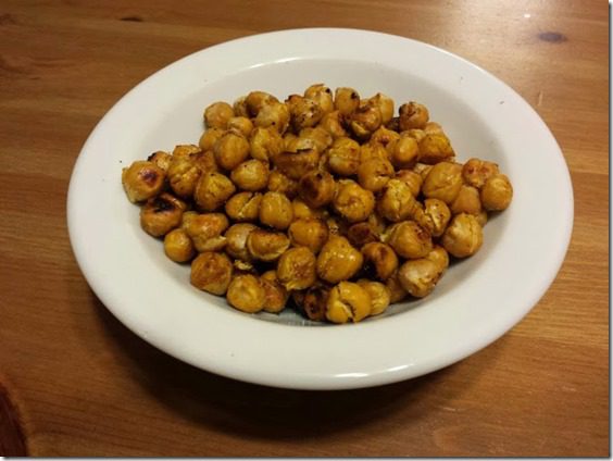 roasted chickpeas from flat belly cookbook