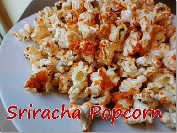 sriracha popcorn recipe healthy low fat snack