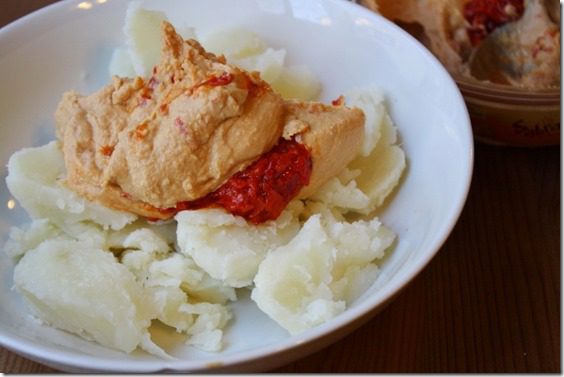 Twice Baked Potatoes with Sabra Hummus Recipe