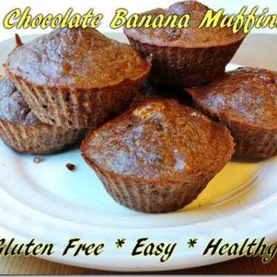 Chocolate Banana Muffins Recipe – Gluten Free, Grain Free, Chocolate Full.