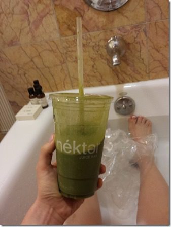 smoothie and ice bath after marathon (600x800)