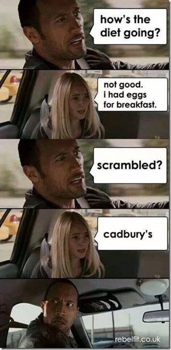 i had eggs for breakfast, cadbury eggs