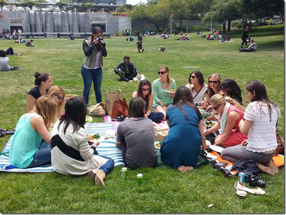 lunch in the park