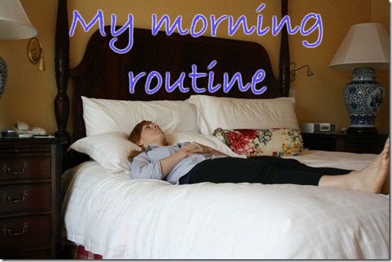 my morning routine before a run