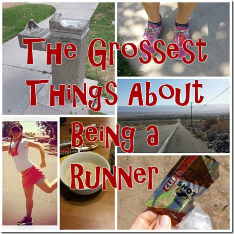 the grossest things about running 