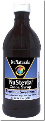 cocoa syrup stevia