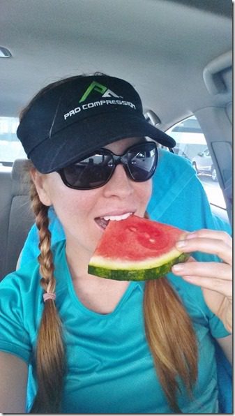 post run eat watermelon to help recover (450x800)