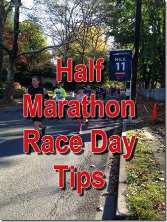 half marathon race day tips list 