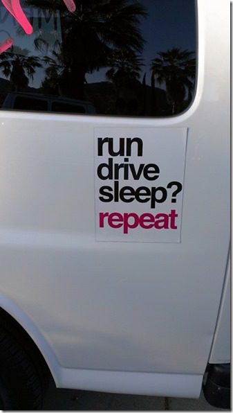 run drive sleep repeat