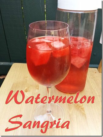 watermelon sangria recipe for life