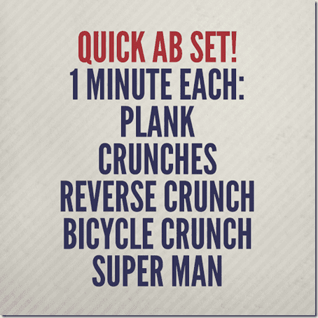 5 minutes of abs